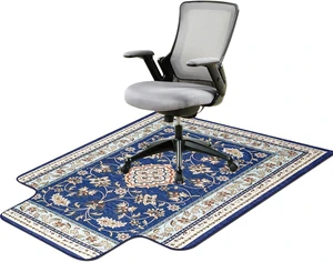 46" X 60" Office Chair Mat for Hardwood and Tile Floors, Under Desk Chair Mat for Carpet Protector Rolling Computer Chairs, Machine Washable Non-Slip Area Rug, Sapphire Blue 46" X 60" Office Chair Mat for Hardwood and Tile Floors, Under Desk Chair Mat for Carpet Protector Rolling Computer Chairs, Machine Washable Non-Slip Area Rug, Sapphire Blue