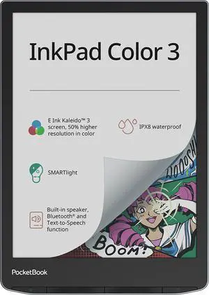 PocketBook InkPad Color 3 E-Book Reader | 7.8'' Color Screen | Eye-Friendly | Audiobooks & Text-to-Speech | Bluetooth PocketBook InkPad Color 3 E-Book Reader | 7.8'' Color Screen | Eye-Friendly | Audiobooks & Text-to-Speech | Bluetooth