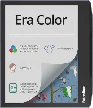 PocketBook Era Color | 7'' Touch-Screen | Audio- & E-Book Reader | Waterproof | Text-to-Speech | Speaker | WiFi PocketBook Era Color | 7'' Touch-Screen | Audio- & E-Book Reader | Waterproof | Text-to-Speech | Speaker | WiFi