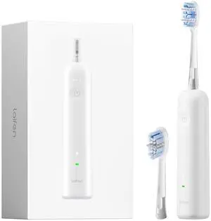 Laifen Wave Pro Electric Toothbrush with 2 Brush Heads and Travel Bag - White Laifen Wave Pro Electric Toothbrush with 2 Brush Heads and Travel Bag - White
