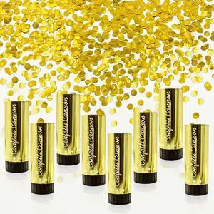 Confetti Poppers Cannons for Wedding Birthday Graduation Baby Shower Anniversary Christmas New Year's Kids Fun Party Supplies Decorations and Favors (Gold) Confetti Poppers Cannons for Wedding Birthday Graduation Baby Shower Anniversary Christmas New Year's Kids Fun Party Supplies Decorations and Favors (Gold)