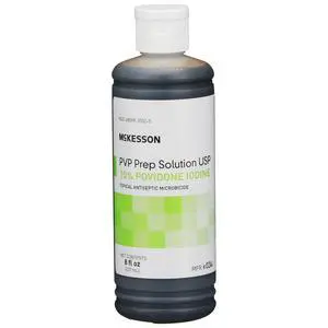 PVP Prep Solution USP, 10% Povidone-Iodine, 8 oz, 1 Count PVP Prep Solution USP, 10% Povidone-Iodine, 8 oz, 1 Count