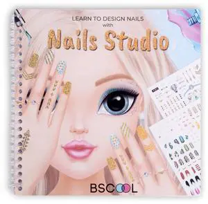 BSCOOL - Drawing, Coloring & Activity Book. Nail Design Book with Stickers and Guides. Fashion Design Sketchbook for Kids 5 and up. Little Designer Book - Nail Sticker Book. Gift for Girls BSCOOL - Drawing, Coloring & Activity Book. Nail Design Book with Stickers and Guides. Fashion Design Sketchbook for Kids 5 and up. Little Designer Book - Nail Sticker Book. Gift for Girls
