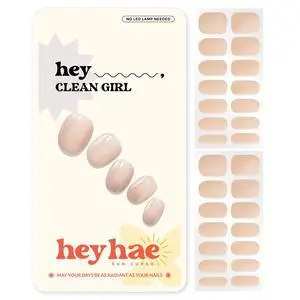 Heyhae Semi Cured Gel Nail Strips | Spring Nails No LED Lamp Needed Easy Apply & Remove | Includes 28 strips, 1 Prep Pad, 1 Nail File & 1 Wooden Stick - Hey, Clean Girl Heyhae Semi Cured Gel Nail Strips | Spring Nails No LED Lamp Needed Easy Apply & Remove | Includes 28 strips, 1 Prep Pad, 1 Nail File & 1 Wooden Stick - Hey, Clean Girl