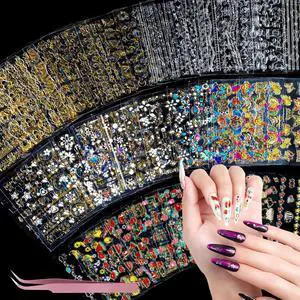 Teenitor 50 Sheets Nail Stickers for Kids, Cute Nail Decals for Girls Women, 3D Self Adhesive Gold Nail Stickers for Nail Art, Star Fruit Butterfly Silver Nail Art Deals for Holiday Teenitor 50 Sheets Nail Stickers for Kids, Cute Nail Decals for Girls Women, 3D Self Adhesive Gold Nail Stickers for Nail Art, Star Fruit Butterfly Silver Nail Art Deals for Holiday