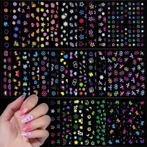 FANDAMEI Nail Stickers for Girls, 30 Sheets Cute Kids Nail Stickers for Nail Art, Self-Adhesive 3D Nail Art Decals, Nail Decals for Kids, Girls, Women, Little Girl Nails for Design FANDAMEI Nail Stickers for Girls, 30 Sheets Cute Kids Nail Stickers for Nail Art, Self-Adhesive 3D Nail Art Decals, Nail Decals for Kids, Girls, Women, Little Girl Nails for Design