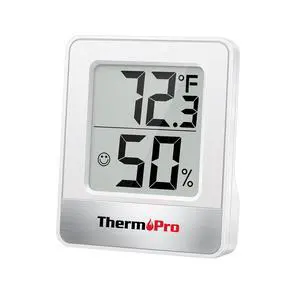 TempPro TP49 Digital Hygrometer Indoor Thermometer Humidity Meter Room Thermometer with Temperature and Humidity Monitor Mini Hygrometer Outdoor Thermometer (Previously ThermoPro) TempPro TP49 Digital Hygrometer Indoor Thermometer Humidity Meter Room Thermometer with Temperature and Humidity Monitor Mini Hygrometer Outdoor Thermometer (Previously ThermoPro)