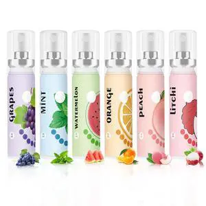 6PCS Fresh Breath Spray,Fruity Flavour Mouth Spray Freshener Spray Set for Mouth,Peaches,Oranges,Watermelon,Grapes,Lychee 6PCS Fresh Breath Spray,Fruity Flavour Mouth Spray Freshener Spray Set for Mouth,Peaches,Oranges,Watermelon,Grapes,Lychee