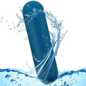 Kverg Mini Massager Waterproof Rechargeable 10 Vibration Blue Kverg Mini Massager Waterproof Rechargeable 10 Vibration Blue