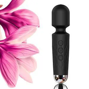KELITE Personal Massager Wand, 8 Speeds 20 Modes Handheld Vibration, Cordless Portable Waterproof Massager, Quiet Mini for Muscle Aches, Back Pain & Sports Recovery, for Women (Black) KELITE Personal Massager Wand, 8 Speeds 20 Modes Handheld Vibration, Cordless Portable Waterproof Massager, Quiet Mini for Muscle Aches, Back Pain & Sports Recovery, for Women (Black)