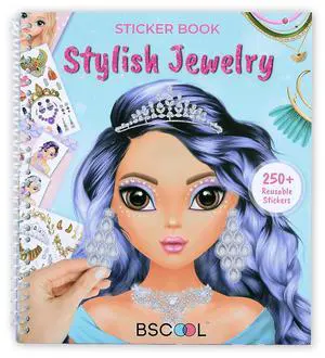 BSCOOL Sticker Stylish Dress up Jewelry. Sticker Activity Book for Kids. Learn Girls Fashion Design with Stickers and Guides for Kids 5 and up with 250+ Reusable Stickers. Gift for Girls BSCOOL Sticker Stylish Dress up Jewelry. Sticker Activity Book for Kids. Learn Girls Fashion Design with Stickers and Guides for Kids 5 and up with 250+ Reusable Stickers. Gift for Girls
