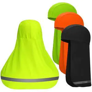 Sintege 4 Pieces Sun Shade Hat Neck Sun Shade Hat Cooling Skull Cap(Fluorescent Yellow, Fluorescent Green, Fluorescent Orange, Black) Sintege 4 Pieces Sun Shade Hat Neck Sun Shade Hat Cooling Skull Cap(Fluorescent Yellow, Fluorescent Green, Fluorescent Orange, Black)