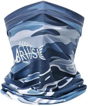 BRILISLE UPF 50 Sun Protection Neck Gaiter - 13-in-1 Multifunctional Face Cover for Outdoor Activities | Breathable & Stretchy UV Protection Mask for Hiking, Fishing, Cycling grey BRILISLE UPF 50 Sun Protection Neck Gaiter - 13-in-1 Multifunctional Face Cover for Outdoor Activities | Breathable & Stretchy UV Protection Mask for Hiking, Fishing, Cycling grey