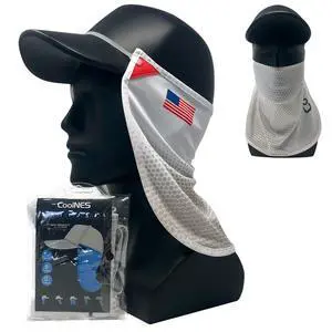 CoolNES - UV Sun Protection Neck Drape Adjustable Multifunctional 2 in 1 Face covering for Outdoor Fishing - Unisex (CoolNES-Flag) CoolNES - UV Sun Protection Neck Drape Adjustable Multifunctional 2 in 1 Face covering for Outdoor Fishing - Unisex (CoolNES-Flag)