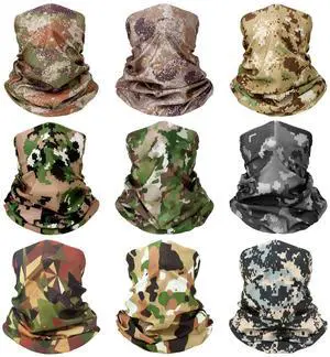 Breathable Neck Gaiter Face Scarf Mask for Men Women Hiking, Cycling, Sports, Fishing, Sun UV Protection Bandana Breathable Neck Gaiter Face Scarf Mask for Men Women Hiking, Cycling, Sports, Fishing, Sun UV Protection Bandana