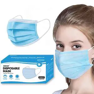 NNPCBT Blue Disposable Face Masks 100 Pack,3-Ply Breathable Mask For Adults,Great For Outdoors,Home, Office, School NNPCBT Blue Disposable Face Masks 100 Pack,3-Ply Breathable Mask For Adults,Great For Outdoors,Home, Office, School