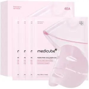 medicube Jelly Gel Mask with Salmon DNA PDRN Pink Collagen | Overnight Face Mask for Glass Glow Skin | Elasticity, Hydrating, Firming and Moisturizing | Korean Skincare, 28g x 4ea medicube Jelly Gel Mask with Salmon DNA PDRN Pink Collagen | Overnight Face Mask for Glass Glow Skin | Elasticity, Hydrating, Firming and Moisturizing | Korean Skincare, 28g x 4ea