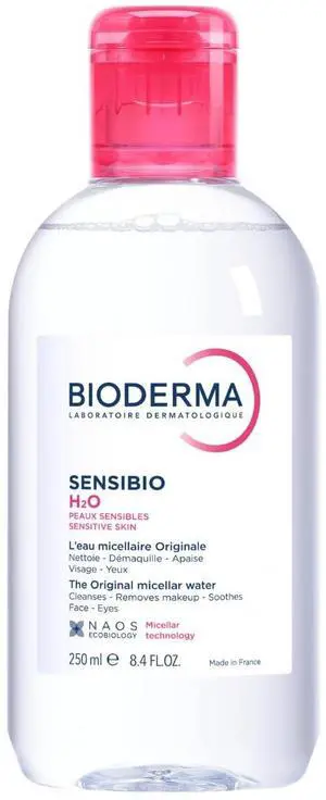 Bioderma Sensibio H2O Micellar Water, Makeup Remover Cleanser, Gentle for Skin, Fragrance-Free & Alcohol-Free, Gentle Face Cleanser for Sensitive Skin, 8.4 Fl Oz Bioderma Sensibio H2O Micellar Water, Makeup Remover Cleanser, Gentle for Skin, Fragrance-Free & Alcohol-Free, Gentle Face Cleanser for Sensitive Skin, 8.4 Fl Oz