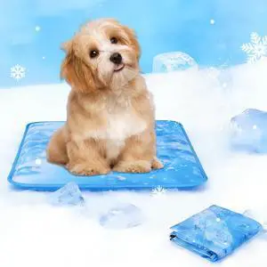 Boonmax Dog Cooling Mat 2.0, Universal Pet Cooling Pad, Double-Sided Durable Water-Resistant, Portable and Easy to Clean, Suitable for All Pets, Keep Your Pet Cool Indoors and Outdoors (18" x 18") Boonmax Dog Cooling Mat 2.0, Universal Pet Cooling Pad, Double-Sided Durable Water-Resistant, Portable and Easy to Clean, Suitable for All Pets, Keep Your Pet Cool Indoors and Outdoors (18" x 18")