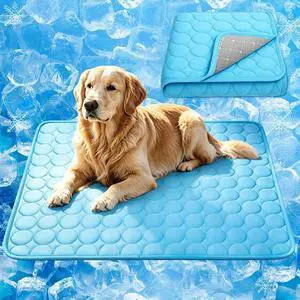 MeiLiMiYu Dog Cooling Mat 2026 Upgraded Arc-Chill Cooling Dog Bed Mat, Washable Pet Cooling Pad (Q-Max>0.4) Cooling Mat for Dogs & Cats Indoor & Outdoor Car Seats (Blue, 28x22 in) MeiLiMiYu Dog Cooling Mat 2026 Upgraded Arc-Chill Cooling Dog Bed Mat, Washable Pet Cooling Pad (Q-Max>0.4) Cooling Mat for Dogs & Cats Indoor & Outdoor Car Seats (Blue, 28x22 in)