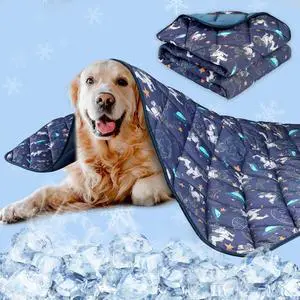Pedobi Premium Cooling Mat for Large Dogs - Washable Dog Cooling Throw BlanketDurable Self Cooling Pet Mat for Cat, Soft Summer Blanket for Hot Weather, 28''x40'' Pedobi Premium Cooling Mat for Large Dogs - Washable Dog Cooling Throw BlanketDurable Self Cooling Pet Mat for Cat, Soft Summer Blanket for Hot Weather, 28''x40''