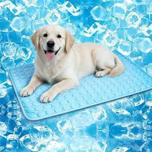 dgdgbaby Portable Dog Cooling Mat, Q-Max 0.4 Non Slip Washable Pet Bed Pad dgdgbaby Portable Dog Cooling Mat, Q-Max 0.4 Non Slip Washable Pet Bed Pad