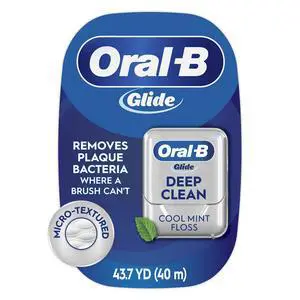 Oral-B Glide Deep Clean Cool Mint Dental Floss, 40m Oral-B Glide Deep Clean Cool Mint Dental Floss, 40m