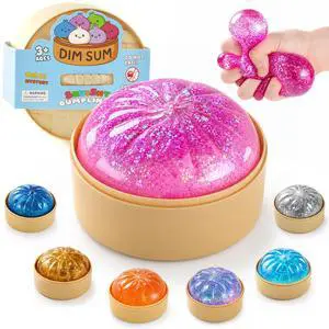 Sugar Dumpling Squishy Mystery Box - Cute Viral Squishy Dumpling Toy, Slow Rising Fidget Squeeze Toys for Stress Relief, Perfect for Desk Toys & Party Favors(Flash Pink) Sugar Dumpling Squishy Mystery Box - Cute Viral Squishy Dumpling Toy, Slow Rising Fidget Squeeze Toys for Stress Relief, Perfect for Desk Toys & Party Favors(Flash Pink)