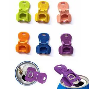 ChefktCove 6 PCS Colorful One-Hand Soda Can Opener with Leak-Proof Reusable Drink Covers For Coke, Beer, Soda & Aluminum Cans | Perfect for Parties, BBQ, Camping & Travel (6 PCS) ChefktCove 6 PCS Colorful One-Hand Soda Can Opener with Leak-Proof Reusable Drink Covers For Coke, Beer, Soda & Aluminum Cans | Perfect for Parties, BBQ, Camping & Travel (6 PCS)