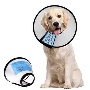 Supet Dog Cone Collar to Stop Licking, Comfortable Elizabeth Recovery Collar for Large Medium Dogs After Surgery, Soft Pet Neck Head Cone AlternativeL Supet Dog Cone Collar to Stop Licking, Comfortable Elizabeth Recovery Collar for Large Medium Dogs After Surgery, Soft Pet Neck Head Cone AlternativeL