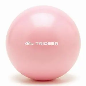 Trideer 9-Inch Pilates Ball, Small Exercise Ball for Yoga, Core Training, Physical Therapy, Balance, Stability and Stretching Pilates Equipment with Inflation Straw Trideer 9-Inch Pilates Ball, Small Exercise Ball for Yoga, Core Training, Physical Therapy, Balance, Stability and Stretching Pilates Equipment with Inflation Straw