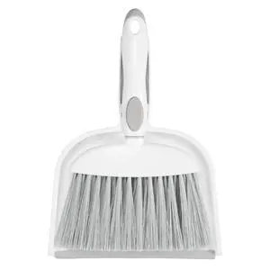 NACENA Small Dust Pan and Brush Set, Mini Broom and Dustpan Set Small Hand Broom and Brush Combo Dust Pan with Teeth for Home Cleaning Drawers Desktop Sofas and Outdoor, White & Gray NACENA Small Dust Pan and Brush Set, Mini Broom and Dustpan Set Small Hand Broom and Brush Combo Dust Pan with Teeth for Home Cleaning Drawers Desktop Sofas and Outdoor, White & Gray