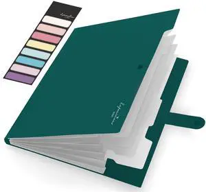 Sooez Accordion File Organizer, Letter Size Expanding File Folder with Labels, 5 Pocket Folders for Document, Portable Paper Bill Receipt Organizer for Home School Office Supplies, A4 Size, Dark Green Sooez Accordion File Organizer, Letter Size Expanding File Folder with Labels, 5 Pocket Folders for Document, Portable Paper Bill Receipt Organizer for Home School Office Supplies, A4 Size, Dark Green