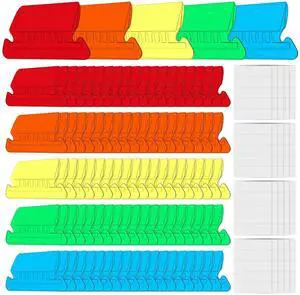 File Folder Tabs, Selizo 100 Sets Hanging File Folder Labels 2" Tabs and Inserts for Hanging Files (Multicolor) File Folder Tabs, Selizo 100 Sets Hanging File Folder Labels 2" Tabs and Inserts for Hanging Files (Multicolor)