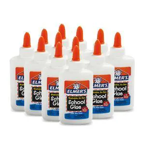 Elmer's Liquid School Glue, Slime & Craft, Safe and Non-Toxic, Washable, White, 4 Ounces Each, 12 Count - For Classroom, Home, Office, Teacher Supplies, #1 Teacher Brand Elmer's Liquid School Glue, Slime & Craft, Safe and Non-Toxic, Washable, White, 4 Ounces Each, 12 Count - For Classroom, Home, Office, Teacher Supplies, #1 Teacher Brand
