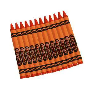 Crayola Crayons, Orange, Single Color Crayon Refill, 12 Count Bulk Crayons, School Supplies Crayola Crayons, Orange, Single Color Crayon Refill, 12 Count Bulk Crayons, School Supplies