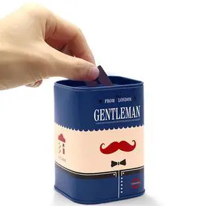 DHinkyoung Safety Razor Blade Disposal Case, Double Edge Razor Blade Disposal Container, Gentleman Style Detachable Razor Blade Bank with Red Beard Pattern for Salon and Barber Shop (Blue) DHinkyoung Safety Razor Blade Disposal Case, Double Edge Razor Blade Disposal Container, Gentleman Style Detachable Razor Blade Bank with Red Beard Pattern for Salon and Barber Shop (Blue)