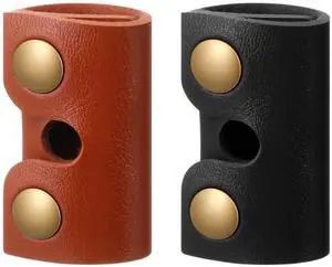 Classicseali 2PCS Safety Razor Cover,Leather Safety Razor Case, Double Travel Razors Cases with Snap Closure, for Men Travels Butterfly Shaver, Black, Brown Classicseali 2PCS Safety Razor Cover,Leather Safety Razor Case, Double Travel Razors Cases with Snap Closure, for Men Travels Butterfly Shaver, Black, Brown