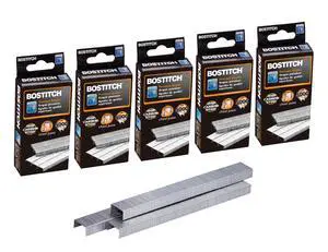 Bostitch Office Premium Standard Staples, 1/4" Length, High-Carbon Steel, 5000 Per Box, 5-Pack Bostitch Office Premium Standard Staples, 1/4" Length, High-Carbon Steel, 5000 Per Box, 5-Pack