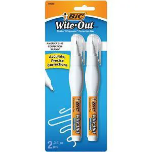 Wite.Out, Shake 'n Squeeze Pens, 2 pack, 0.3 oz each Wite.Out, Shake 'n Squeeze Pens, 2 pack, 0.3 oz each