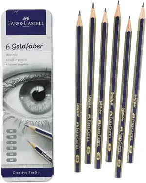 Faber-Castell Graphite Sketch Pencil Set - 6 Graphite Pencils (2H, HB, B, 2B, 4B, 6B), Drawing Pencils and Sketching Supplies Faber-Castell Graphite Sketch Pencil Set - 6 Graphite Pencils (2H, HB, B, 2B, 4B, 6B), Drawing Pencils and Sketching Supplies