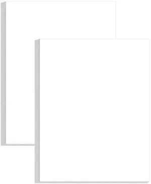 (2-Pack) 8.5" x 11" Printer Paper - 200 Sheets/400 Pages White Copy Paper, 20 lb Letter Size Papers Printing in Office/School/Home (2-Pack) 8.5" x 11" Printer Paper - 200 Sheets/400 Pages White Copy Paper, 20 lb Letter Size Papers Printing in Office/School/Home