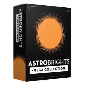 Astrobrights Mega Collection, Colored Paper, Bright Orange, 625 Sheets, 24 lb/89 gsm, 8.5" x 11" - MORE SHEETS! (91619) Astrobrights Mega Collection, Colored Paper, Bright Orange, 625 Sheets, 24 lb/89 gsm, 8.5" x 11" - MORE SHEETS! (91619)