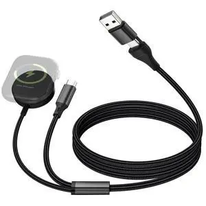 cugunu USB A/C to iWatch/USB C Multiple Portable Travel Charger Cable, 2-in-2 Car Magnetic Wireless Charging Cord Compatible with Apple Watch Series11/10/9/8/7/6/5/4/3/2/1/Ultra cugunu USB A/C to iWatch/USB C Multiple Portable Travel Charger Cable, 2-in-2 Car Magnetic Wireless Charging Cord Compatible with Apple Watch Series11/10/9/8/7/6/5/4/3/2/1/Ultra