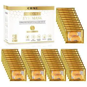 CHMI Under Eye Patches (50 Pairs) - 24K Gold Eye Patches for Puffy Eyes, Dark Circles, EyeBags and Wrinkles, Collagen Skin Care Products, Beauty & Personal Care CHMI Under Eye Patches (50 Pairs) - 24K Gold Eye Patches for Puffy Eyes, Dark Circles, EyeBags and Wrinkles, Collagen Skin Care Products, Beauty & Personal Care