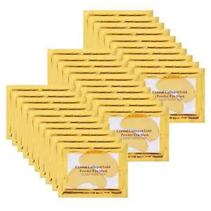 NIYET 30 Pairs Under Eye Collagen Patches, Gold Moisturizing Under Eye Mask, Under Eye Gel Pads for dark circles and puffiness NIYET 30 Pairs Under Eye Collagen Patches, Gold Moisturizing Under Eye Mask, Under Eye Gel Pads for dark circles and puffiness
