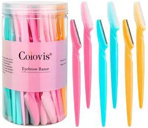 66 Eyebrow Razor and Face Razor for Women and Men, Eyebrow Hair Trimmer and Shaver with Protective Cover,Safe and Newbie Friendly 66 Eyebrow Razor and Face Razor for Women and Men, Eyebrow Hair Trimmer and Shaver with Protective Cover,Safe and Newbie Friendly