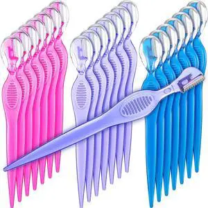 Mudder 21 Pcs Eyebrow Razor Eyebrow Shaver Facial Razor Multipurpose Face Trimmers with Precision Cover for Women Makeup Care Tools(Rose Red, Blue, Purple) Mudder 21 Pcs Eyebrow Razor Eyebrow Shaver Facial Razor Multipurpose Face Trimmers with Precision Cover for Women Makeup Care Tools(Rose Red, Blue, Purple)
