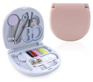 2 Pack Min Travel Sewing Kit DIY Supplies Portable Tool Kits Plastic Box Beginner Friendly Emergency Repair with Threads Scissors Hand Needles 2 Pack Min Travel Sewing Kit DIY Supplies Portable Tool Kits Plastic Box Beginner Friendly Emergency Repair with Threads Scissors Hand Needles