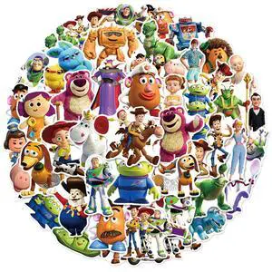 50Pcs Cute Toy Cartoon Story Stickers Movie Decorative Waterproof Stickers Decals for Water Bottle,Laptop,Phone,Skateboard for Teens & Adults (Wjzdy) 50Pcs Cute Toy Cartoon Story Stickers Movie Decorative Waterproof Stickers Decals for Water Bottle,Laptop,Phone,Skateboard for Teens & Adults (Wjzdy)